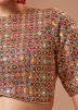 Multicolor Sequins Work Blouse In Georgette