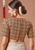 Multicolor Sequins Work Blouse In Georgette