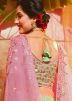 Green Organza Silk Embroidered Lehenga Choli With Dupatta