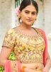 Yellow Digital Floral Printed Lehenga Choli With Dupatta