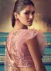 Pink Ruffled Style Sequins Embellished Lehenga Choli