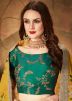 Yellow Digital Floral Printed Lehenga Choli With Dupatta