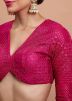 Pink Color Georgette Saree Blouse 