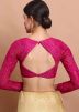Pink Color Georgette Saree Blouse 