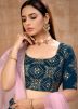 Georgette Festive Lehenga Choli Set In Blue