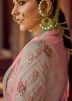 Bridesmaid Green Georgette Embroidered Lehenga Choli