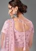 Pink Lehenga Choli With Mirror Work