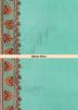 Turquoise Pure Silk Embroidered Saree
