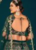 Green Embroidered Bridesmaid Lehenga Choli