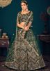 Green Embroidered Bridesmaid Lehenga Choli