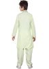 Readymade Mint Green Kids Linen Pathani Suit
