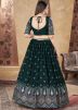 Green Embroidered Lehenga Choli