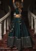 Green Laced Cotton Silk Lehenga Choli