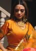 Orange Laced Lehenga Choli With Printed Dupatta