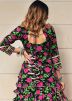 Black Hand Block Printed Kurti Style Lehenga