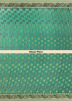 Teal Green Woven Pure Silk Saree