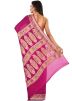 Magenta Woven Pure Silk Saree
