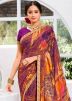 Multicolor Printed Georgette Saree