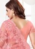 Pink Embroidered Saree With Blouse