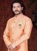 Readymade Peach Indo Western Sherwani