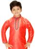 Kidswear Readymade Red Kurta With Pajama