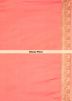 Peach Pure Silk Woven Saree With Blouse