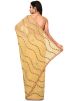 Beige Embroidered Saree With Blouse