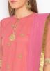 Readymade Light Pink Embroidered Gharara Suit