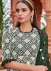 Green Embroidered Kurti Style Lehenga Choli