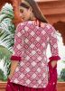 Pink Embroidered Kurti Style Lehenga Choli
