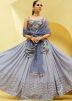 Multicolor Embroidered Readymade Kurti Style Lehenga