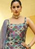 Multicolor Embroidered Readymade Kurti Style Lehenga