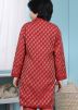 Embroidered Red Readymade Kids Sherwani Jacket