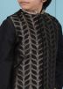 Readymade Black Silk Woven Nehru Jacket