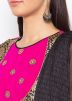 Readymade Pink Embroidered Anarkali Salwar Kameez