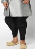 Grey Angrakha Style Readymade Kurta With Dhoti