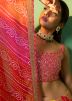 Yellow Embroidered Lehenga Choli In Georgette