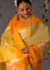 Yellow Zari Woven Kanjivaram Silk Saree