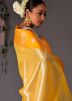 Yellow Zari Woven Kanjivaram Silk Saree