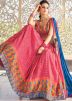 Pink Cotton Lehenga Choli In Printed Work