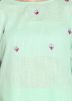 Readymade Green Pant Salwar Suit With Dupatta