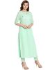 Readymade Green Pant Salwar Suit With Dupatta