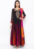 Readymade Multicolor Embroidered Anarkali Suit