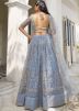 Grey Thread Embroidered Lehenga Choli