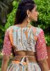 Multicolor Sequins Embellished Lehenga Choli In Chiffon