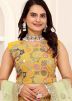 Multi Embroidered Lehenga Choli With Dupatta