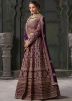 Purple Embroidered Bridal Readymade Lehenga Choli