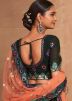 Green Embellished Lehenga Choli In Georgette
