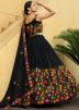 Black Thread Embroidered Lehenga Choli Set