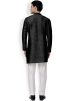 Black Asymmetric Kurta With Pant